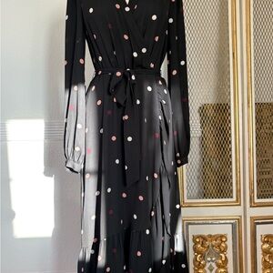 Kate Spade New York | Polka Dot Wrap Midi Dress (6)